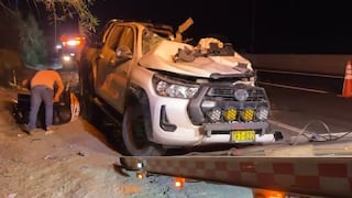 La Libertad: Dos muertos y un herido dejó brutal choque en la carretera Panamericana en Virú