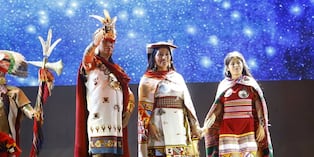 Ceremonia y teatralización se llevó a cabo en la Plaza de Armas de Lima.