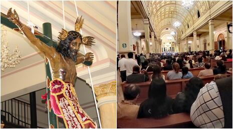 Mes morado en Ica: devoción y participación en el novenario del Señor de Luren