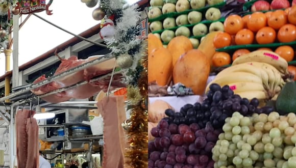 Mercado San Camilo oferta la carne de cerdo para año nuevo (Foto: Graciela Fernández)