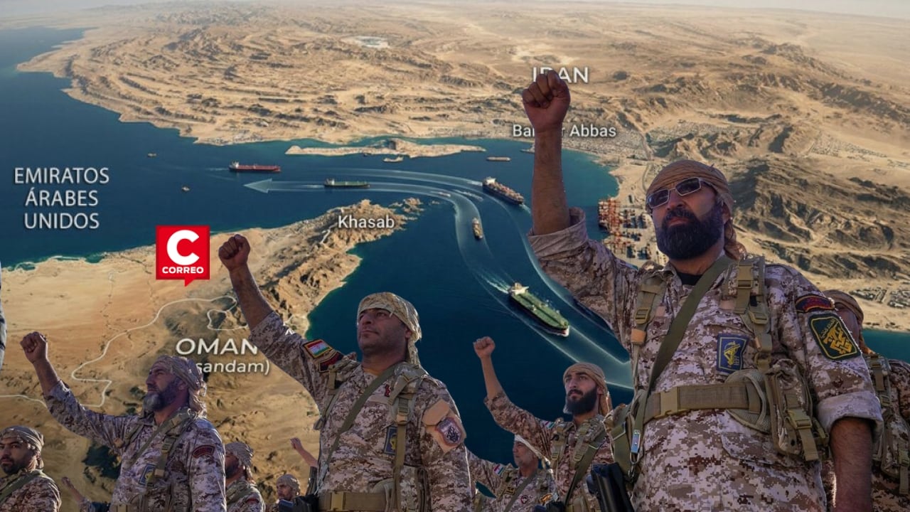 Tensión en Medio Oriente: Irán anuncia cierre del estrecho de Ormuz y condiciona reapertura a EE. UU. Composición: Diario Correo.