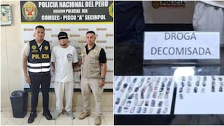 Pisco: cae “Anuel Doble A”, presunto microcomercializador de droga