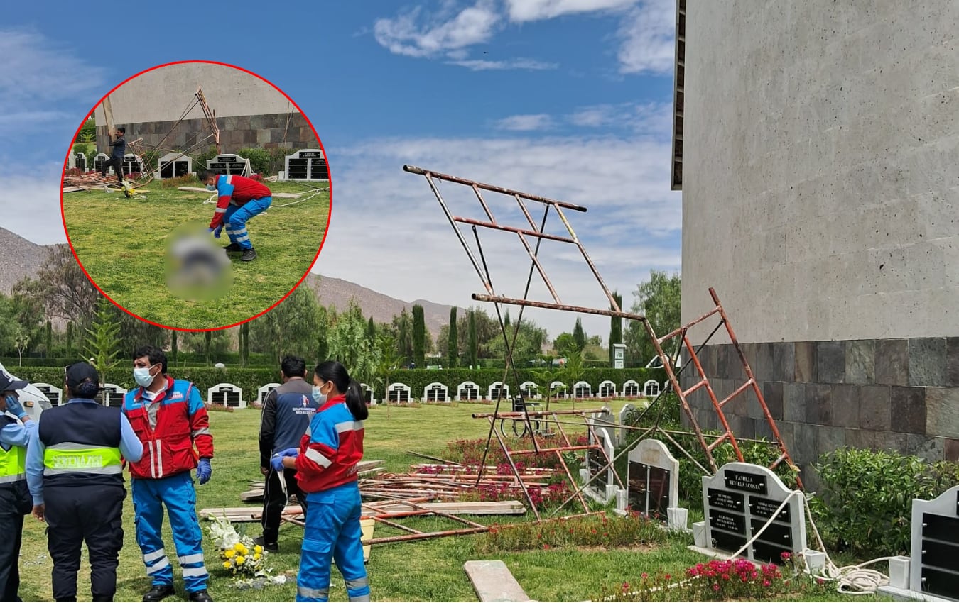 Arequipa: Trabajador muere tras caer de andamio en Socabaya
