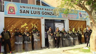 Ica: toman oficinas del rectorado de la Universidad Nacional San Luis Gonzaga