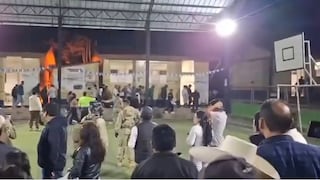 La Libertad: Pobladores queman material electoral en Lucma (VIDEO)