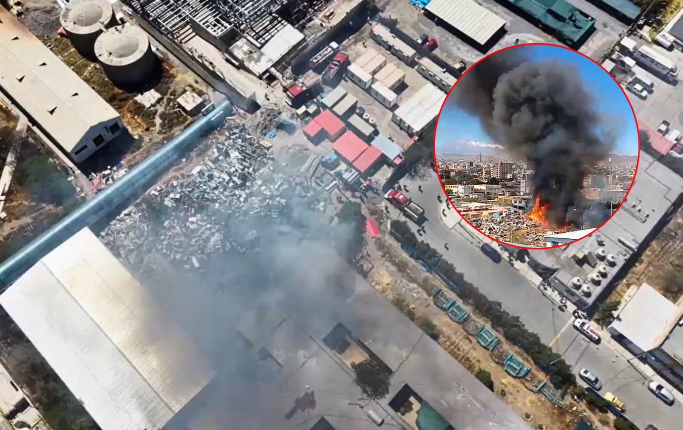 Incendio en hospital Honorio Delgado Espinoza de Arequipa. Foto: GEC.
