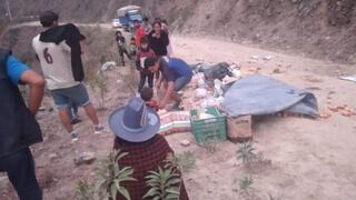 Huánuco: esposos y sus hijos pierden la vida en despiste de camioneta
