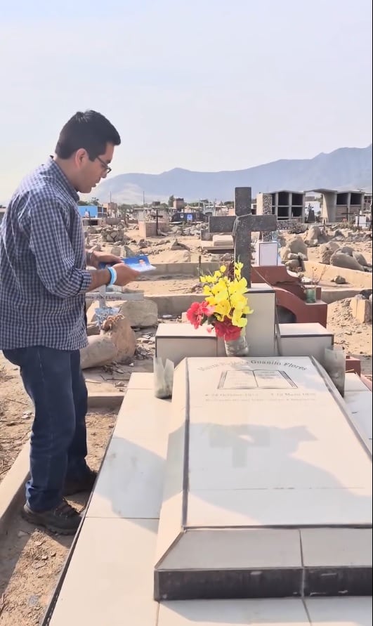 Alan Pino, de Renovación Popular, compartió el video en sus redes sociales.