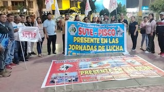 Pisco: maestros realizan vigilia en plazuela Belén en demanda de mejoras para el sector Educación