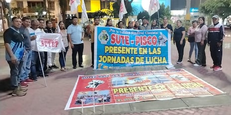 Pisco: maestros realizan vigilia en plazuela Belén en demanda de mejoras para el sector Educación