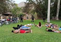 PNP capturó a 25 presuntos integrantes de banda criminal en casa de campo en La Molina