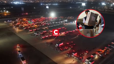 Elecciones 2026: ONPE despliega más de 330 camiones con material electoral en Lima y Callao