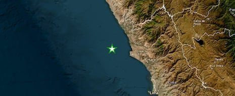 Sismo de magnitud 3.7 se registró frente a Huacho la mañana del 15 de abril