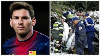 Chapecoense: así Lionel Messi y otros futbolistas del mundo lamentan trágico accidente 
