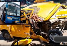 Ica: bus arrolla a vehículo estacionado en la Panamericana Sur y se da a la fuga