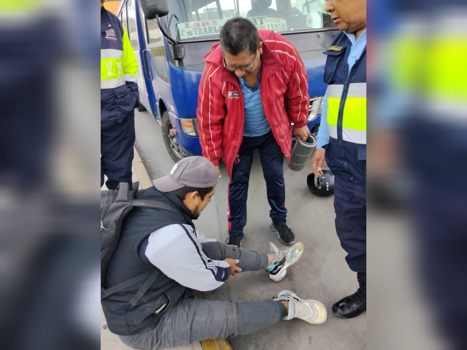 Motociclista resulta herido tras choque con automóvil en Arequipa