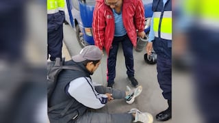 Motociclista resulta herido tras choque con automóvil en Arequipa