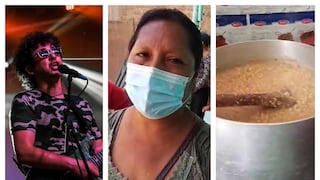 Miguel Samamé, imitador de Gustavo Cerati regaló 400 platos de carapulcra en Huaycán (VIDEO)