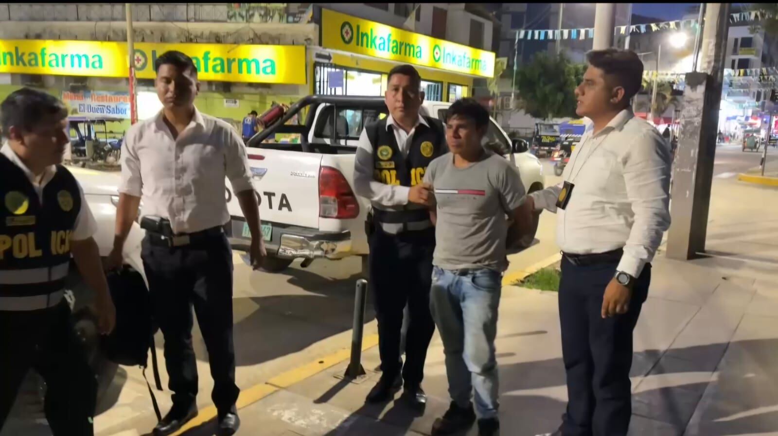 Wilson Hoyos fue capturado por la Policía en Cajamarca. Foto: GEC.