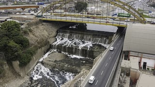 Concluyen con trabajos de protección de las bases del puente Del Ejército para evitar erosión del río Rímac