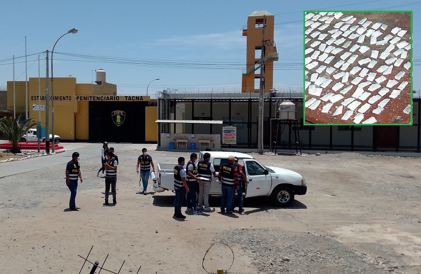 Descubren droga y celulares en cárcel de Tacna antes de Año Nuevo