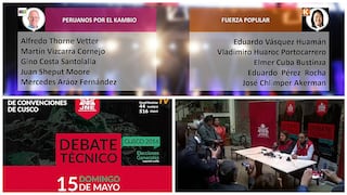 Conozca todos los detalles del debate técnico de mañana en Cusco