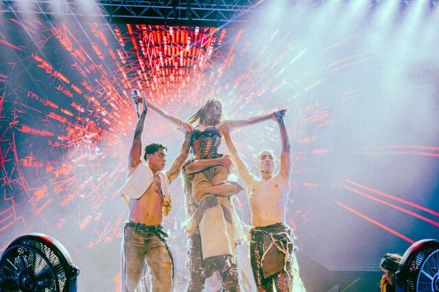 Danna llegó a Lima con su tour internacional 'DANNA L!IVE'. (Fotos: Julio Cabana)