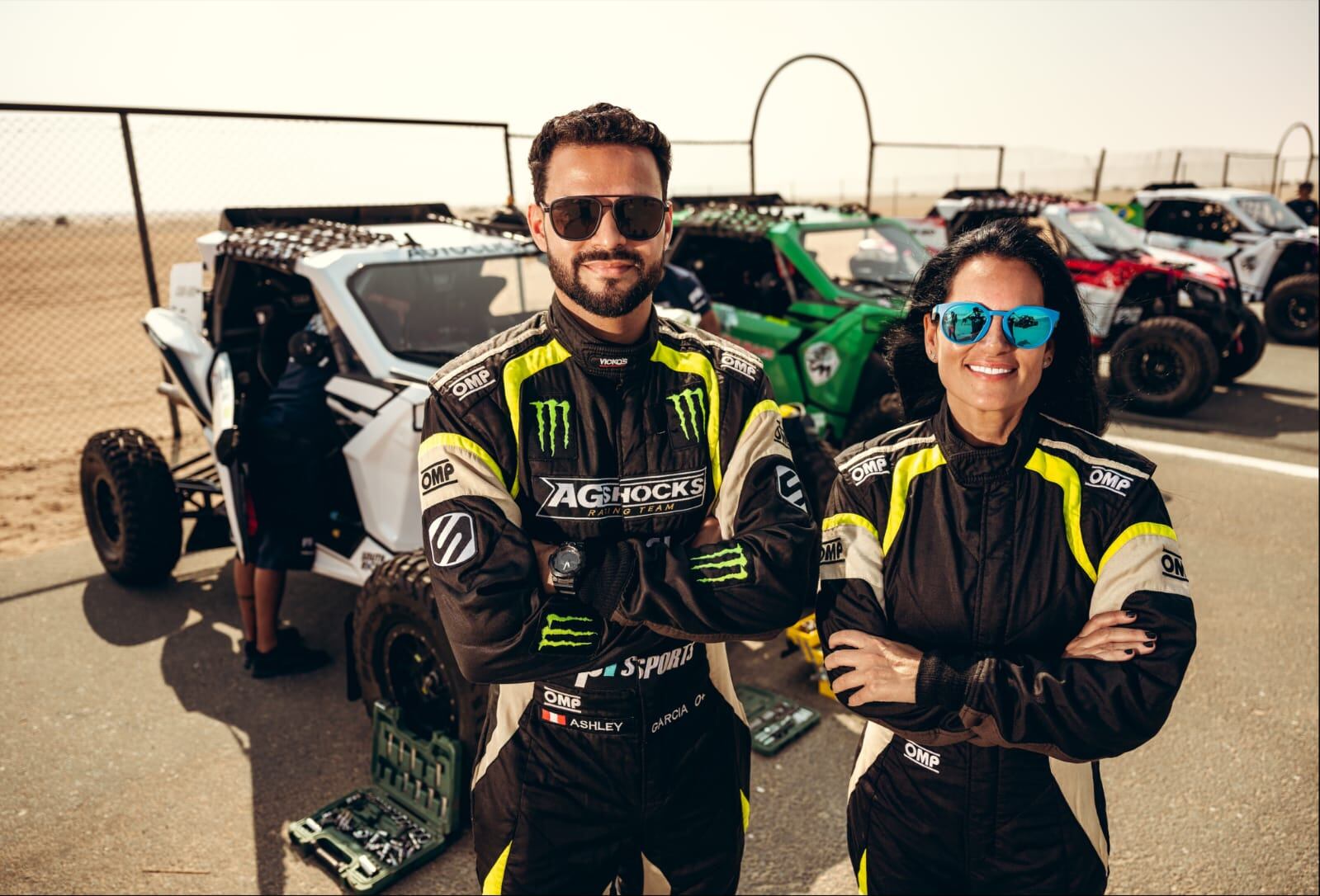 Peruano Ashley García brilla en el top 5 de la última fecha del Mundial Baja 2023 en Dubái (crédito: difusión).