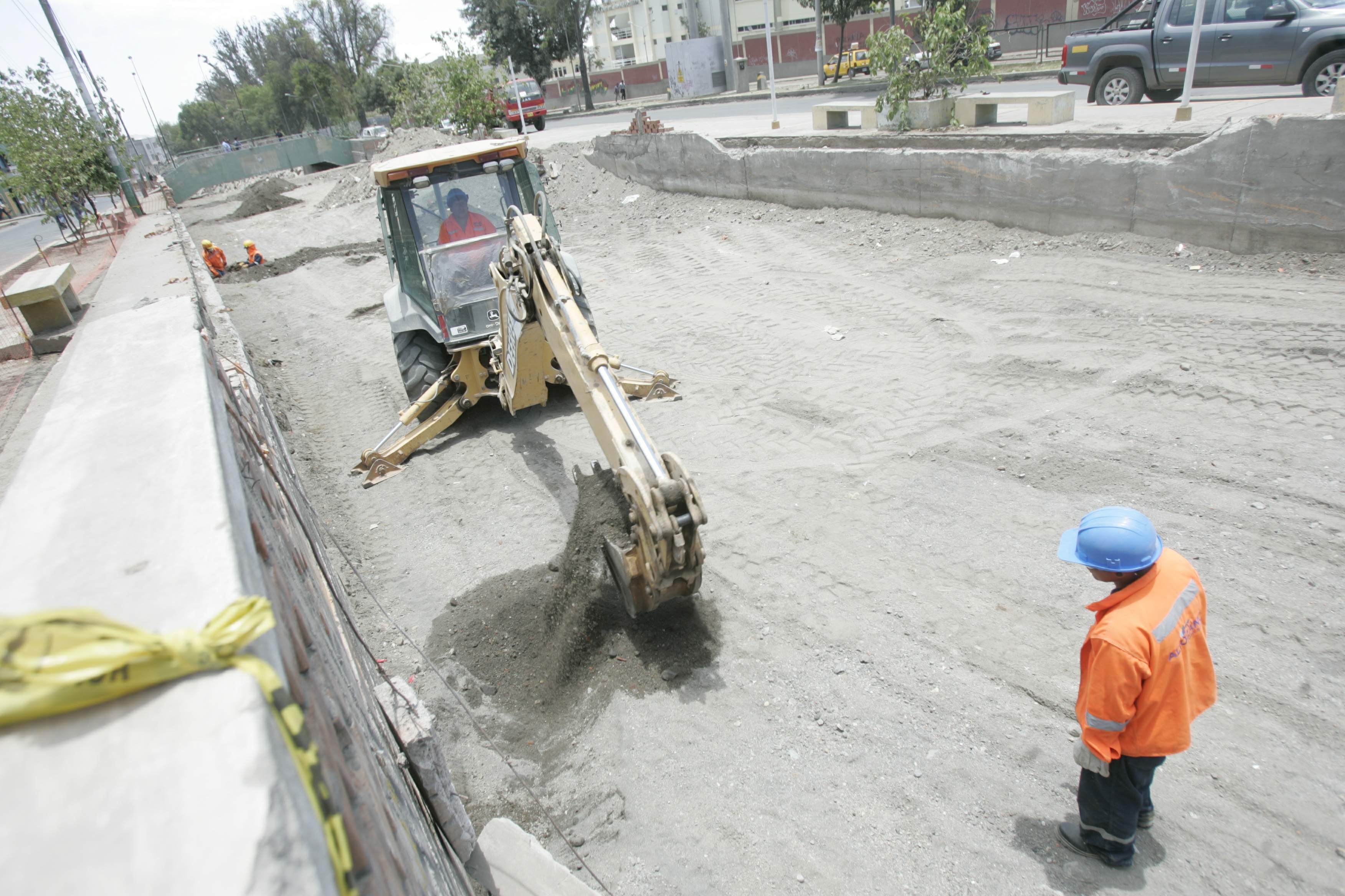 Obras públicas, bajo administración directa, de menos presupuesto. (Foto: GEC)