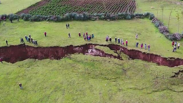 Falla geológica atemoriza a pobladores en Cusco (VIDEO) 