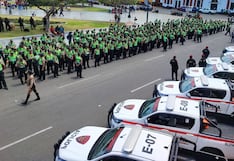 Mil policías salen a las calles para frenar a criminales en la provincia de Trujillo