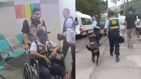 Serenos de La Molina fueron atacados con piedras por presuntos barristas