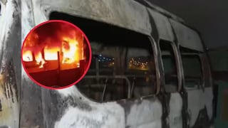 Disputa por cobro de cupos en Ventanilla: Extorsionadores incendian combi de transporte público