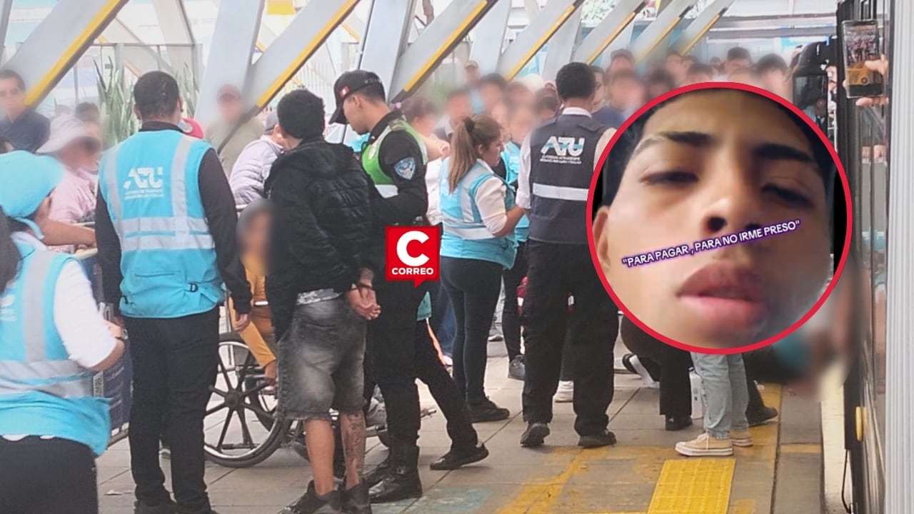 Sujeto que atacó a orientador del Metropolitano pide donaciones en TikTok para pagar multa de S/ 5,000. Composición: Diario Correo.
