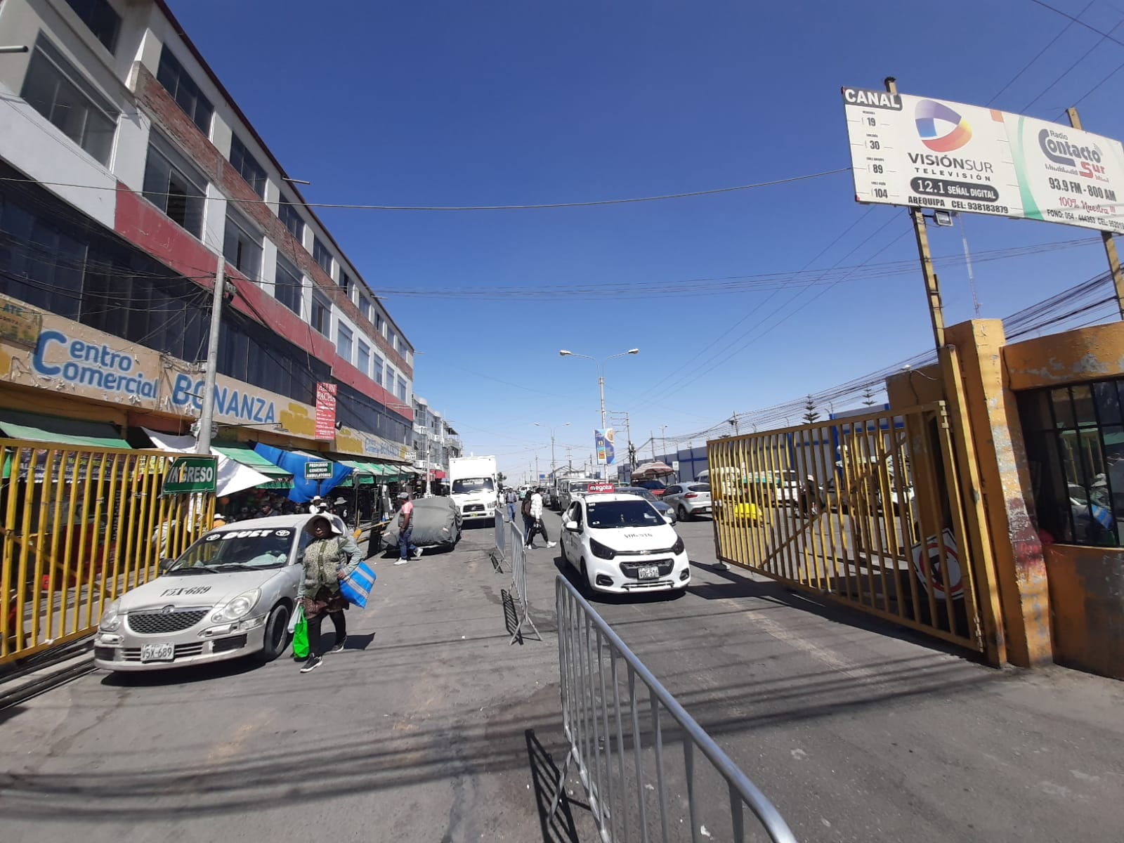 Plataforma comercial Río Seco en Cerro Colorado. (Foto: GEC)