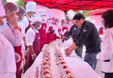 Pisco: EGBATUR celebra sus 7 años con una mega torta que endulzó a cientos de personas
