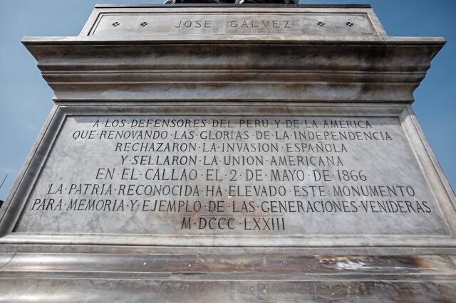 Memoria a los héroes del Combate del Dos de Mayo (1866).