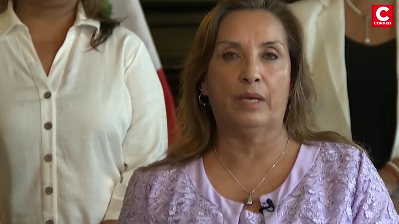 Dina Boluarte pide a la ciudadanía defender la democracia tras allanamiento a su casa por el caso Rolex.