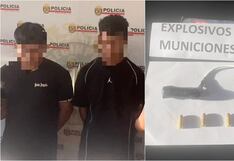 Pisco: caen “Los malditos de Bellavista” con dinamita y varias municiones