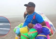 Barranca: vendedor se lanza al mar y salva a menores que eran arrastrados por el oleaje