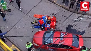 Exceso de velocidad terminan en tragedia: un muerto tras choque en el centro de Huancayo