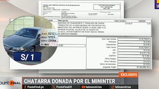 Mininter donó ‘carros chatarra’ a Puno que cuestan un sol, pero gastó S/ 180 mil para enviarlos