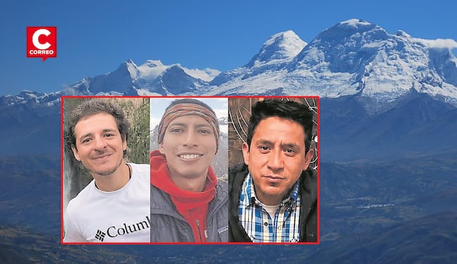 Continúa búsqueda de tres montañistas en medio de avalancha en el nevado Huascarán
