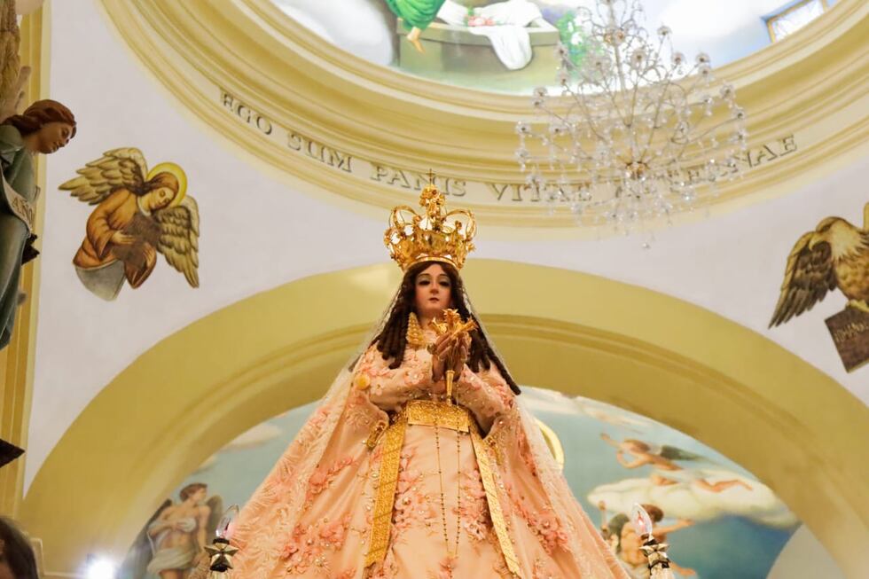 La "Mamita" antes de regresar a su natal Otuzco cumplirá una agenda recargada, este lunes 11 y martes 12 de setiembre (Foto: Vanessa Hordyj)