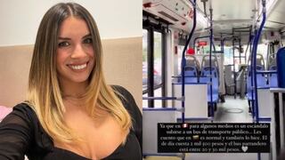 Fiorella Retiz tras usar transporte público: “Tomar micro en Colombia es normal y también lo hice”