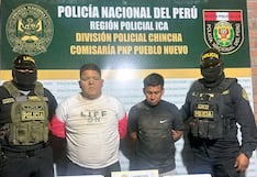 Chincha: detienen a dos hombres con armas, chaleco antibalas y explosivos