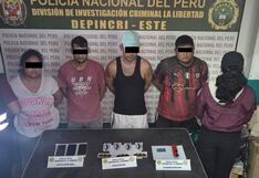 Trujillo: Intervienen a presuntos implicados en extorsión a empresa de transportes El Cortijo