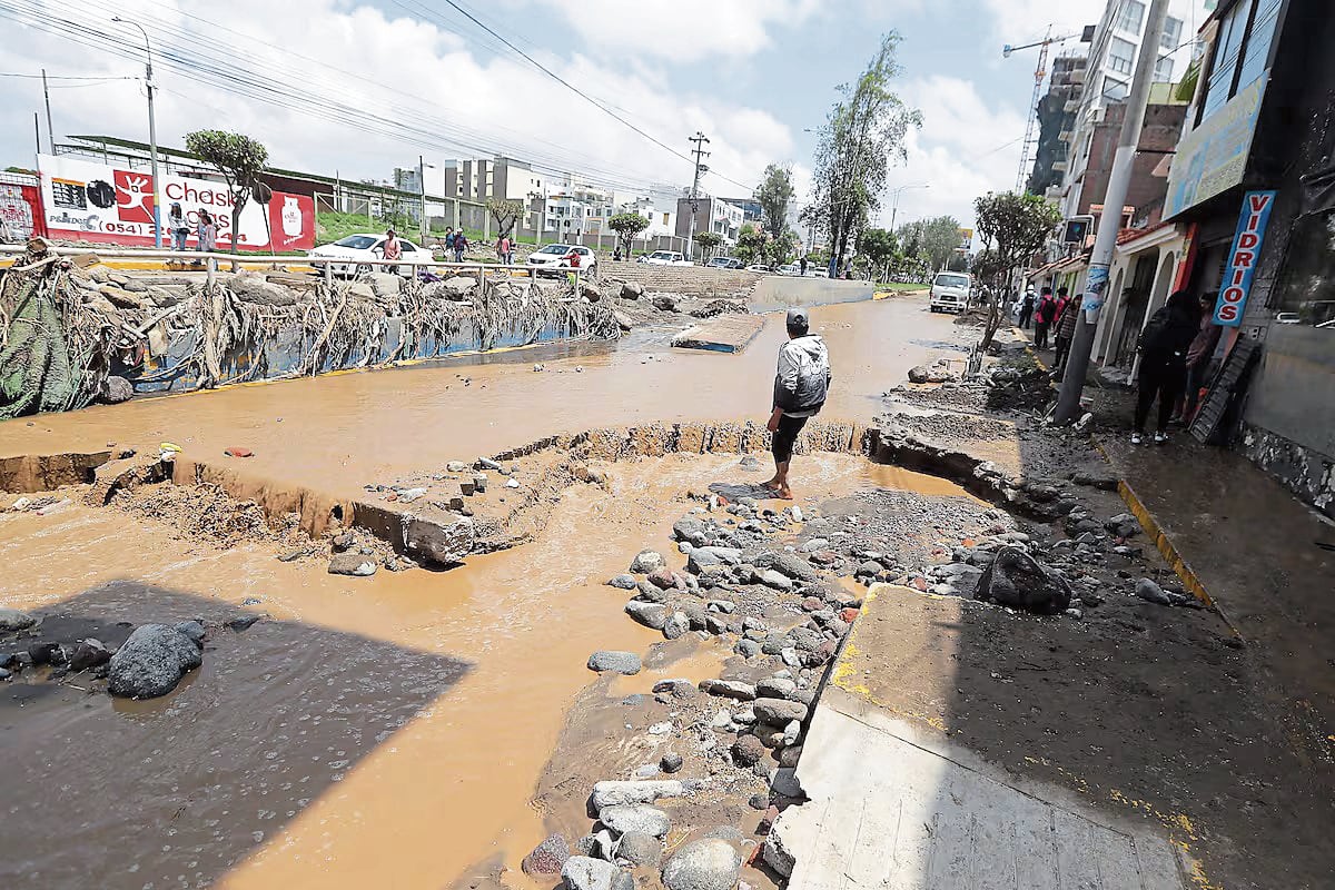 Alerta en Arequipa por riesgo de huaicos (Foto: GEC)