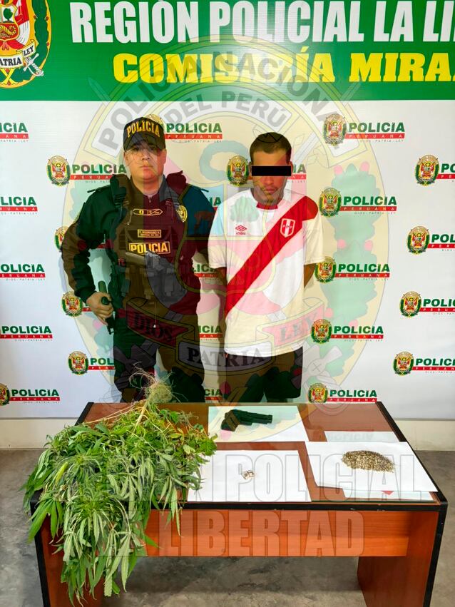 La Policía llegó hasta el inmueble que ocupaba, porque fue acusado de intentar asaltar con una réplica de arma de fuego a una menor de edad.