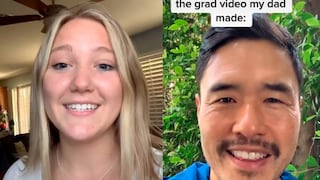 Por su graduación, una joven recibe el saludo de 14 famosos en un video viral